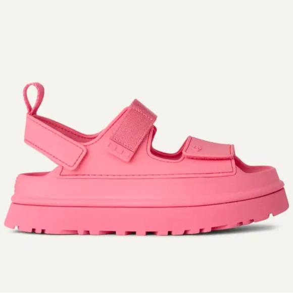 UGG GoldenGlow Tropical Pink Sandals Size 9 - Picture 1 of 12